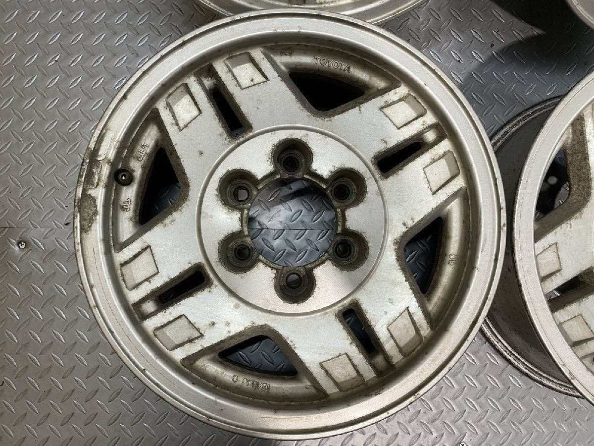 TOYOTA トヨタ ランクル ナロー 純正ホイール 16インチ 4本 6J6HPCD139.7±0 MHX012