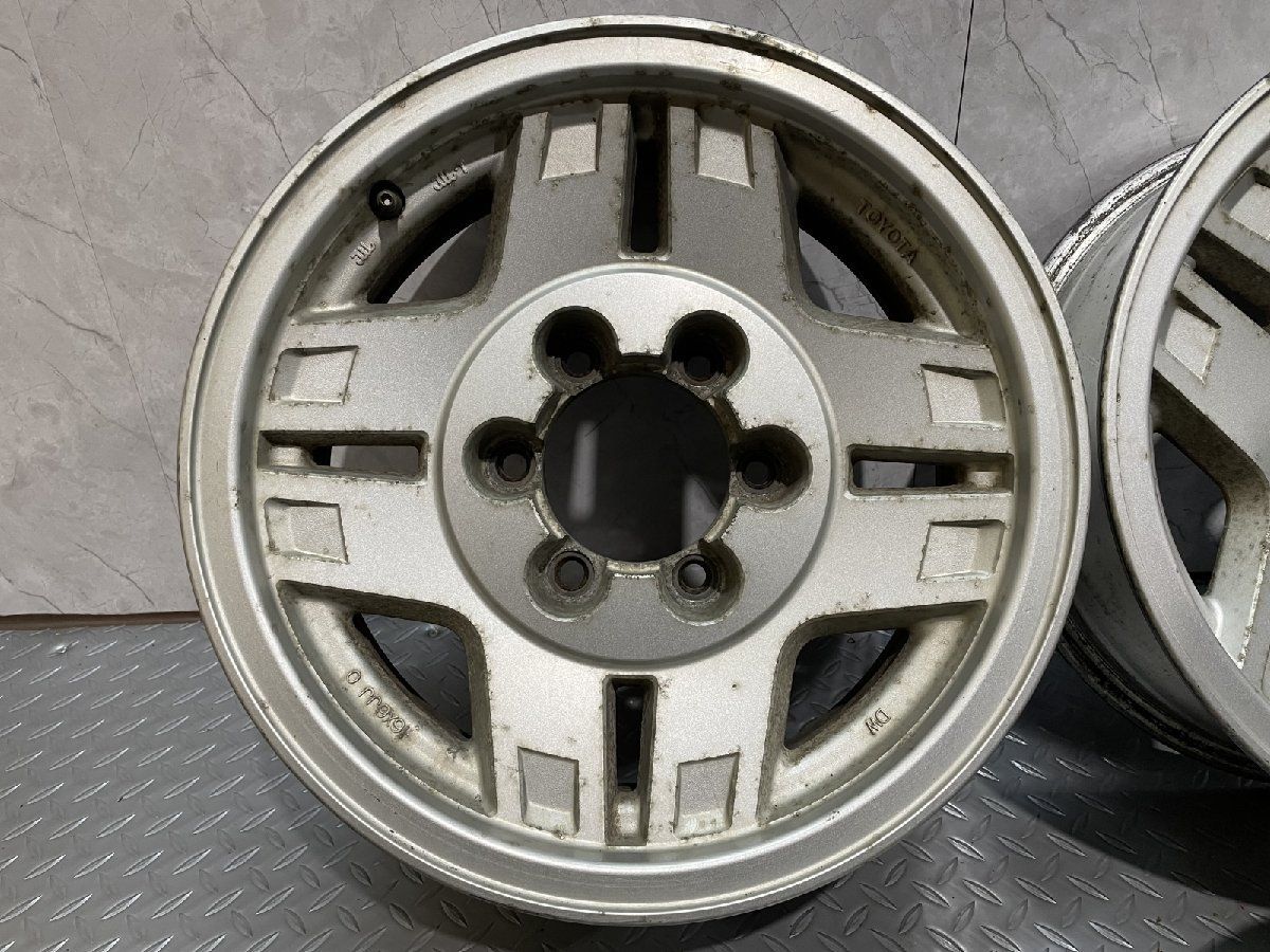 TOYOTA トヨタ ランクル ナロー 純正ホイール 16インチ 4本 6J6HPCD139.7±0 MHX012 FFCRYSTALESIA_COM