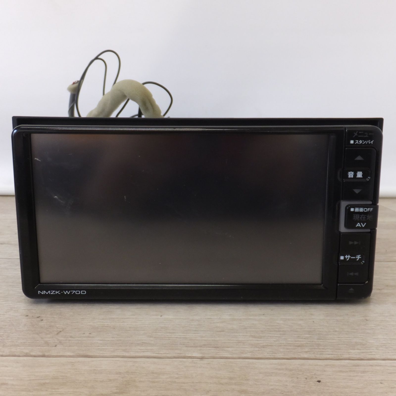 送料無料 現状品 ケンウッド製 ダイハツ 純正 ワイドエントリーメモリーナビ 08545-K9135 NMZK-W70D 50