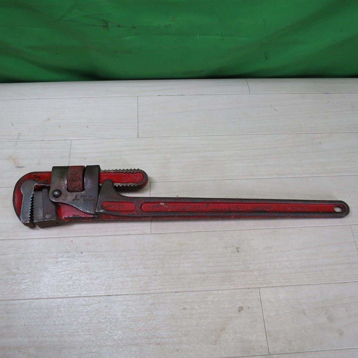 4点 パイプレンチ 三菱 600 450 HIT ヒット 350mm MCC DAL 350 DC 工具 道具 ハンドツール