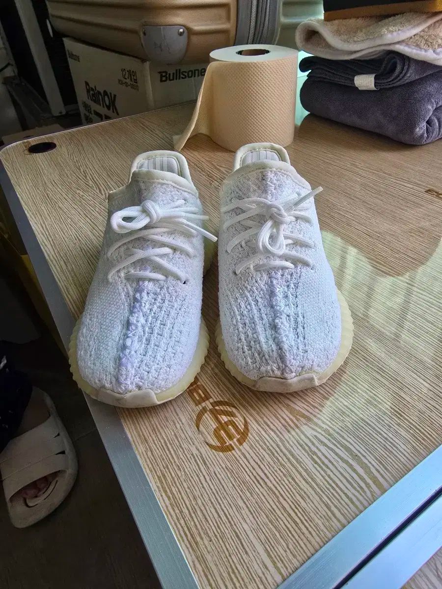  アディダス イージーブースト 350 v 2 インファント クリームホワイト 140 mm その他 キッズシューズ