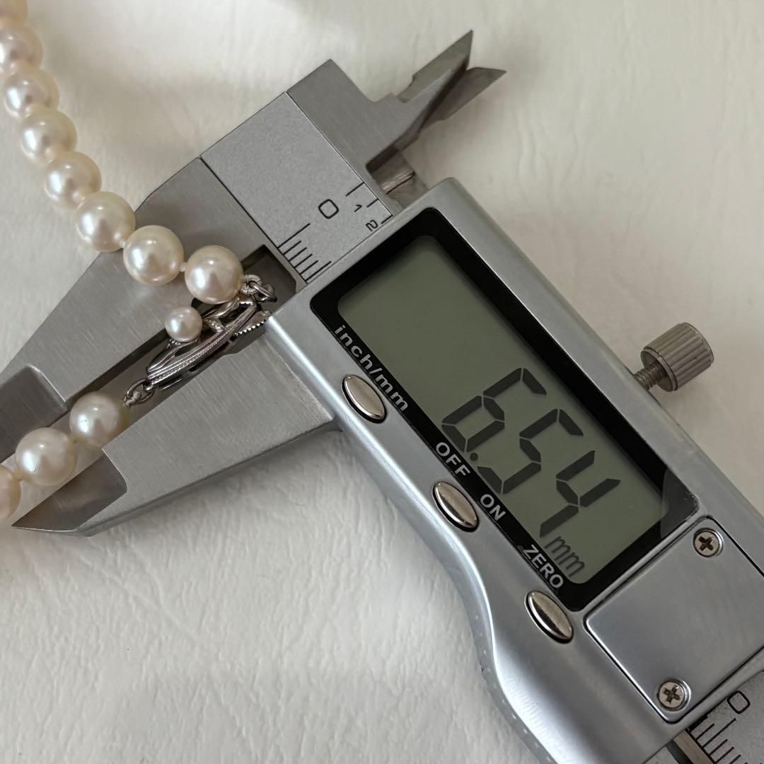 356【ミキモト】K14 パール 約6.5-6.9mm ネックレス 糸替え済み - メルカリ