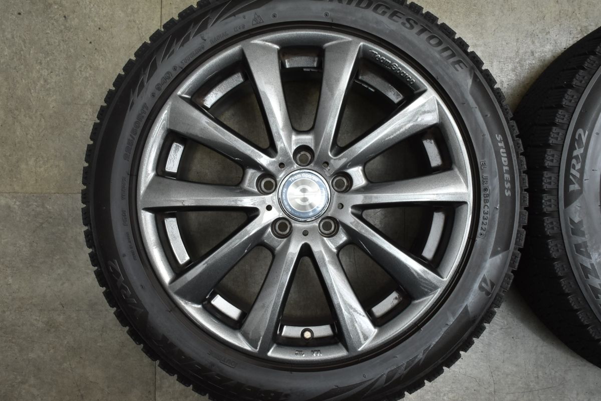 品 チームスパルコ 17in 7.5J 48 PCD112 ブリヂストン ブリザックVRX2 225|50R17 BMW G20 3シリーズ G22 4シリーズ