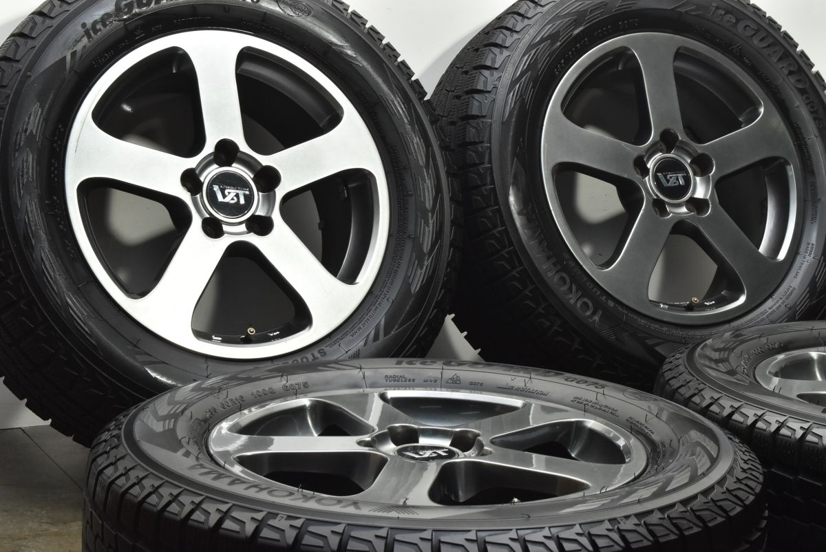 【80％以上割引】 ボルボ XC70 純正サイズ VST TYPE-RS 16in 7J 49 PCD108 ヨコハマ アイスガード G075 235|60R16 VOLVO 純正センターキャップ使用