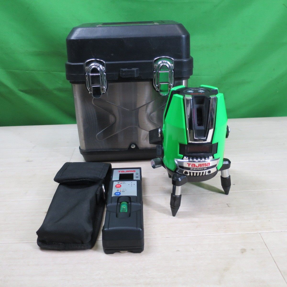 送料無料 Tajima タジマ レーザー 墨出し器 ZERO G 受光器付き 墨出器 現状品
