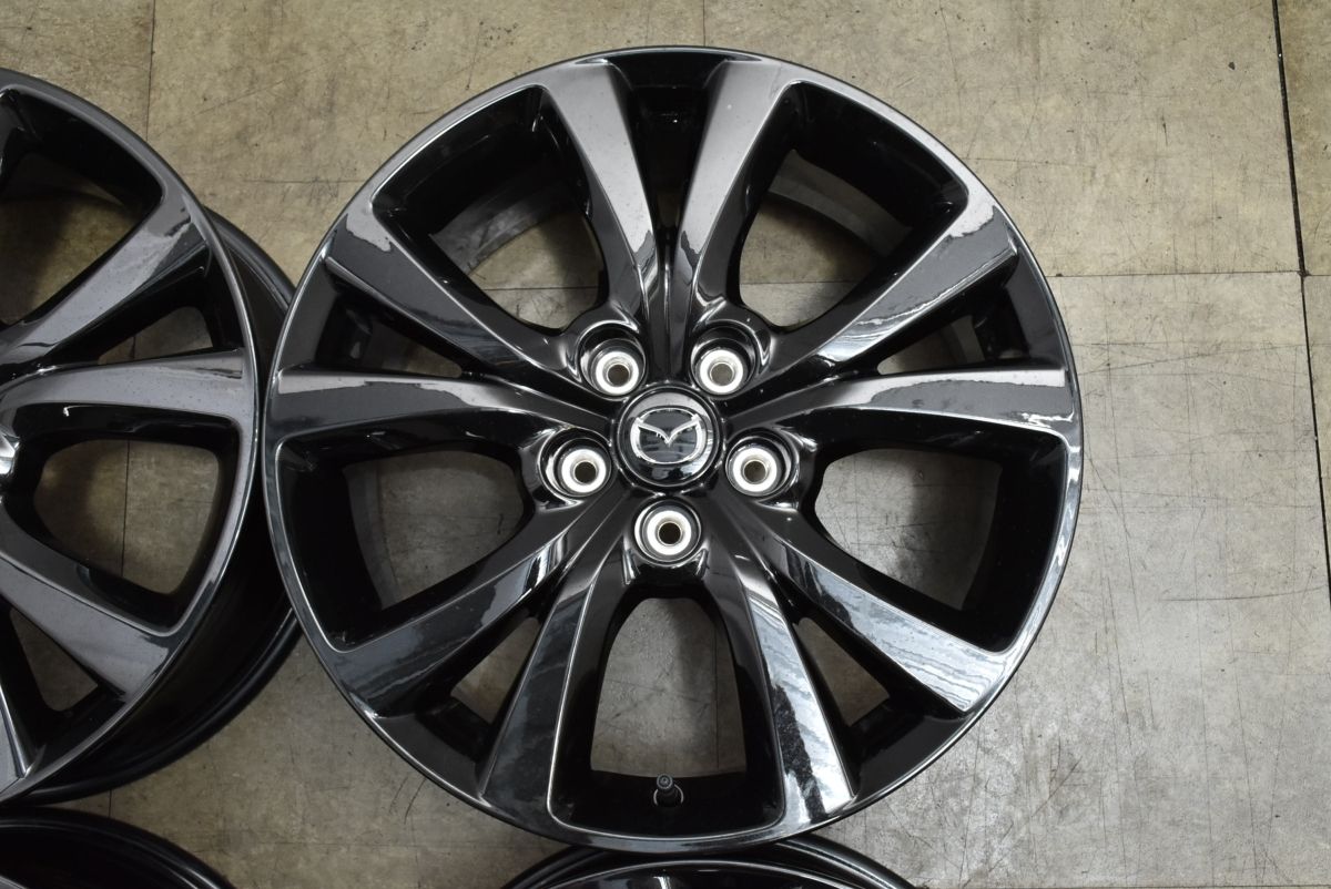 新車外し マツダ CX-30 純正 18in 7.0J 45 4本 ブラックメタリック塗装 MX-30 CX-3 MAZDA3 アクセラ アテンザ MPV 流用 納車外し FFCRYSTALESIA_COM