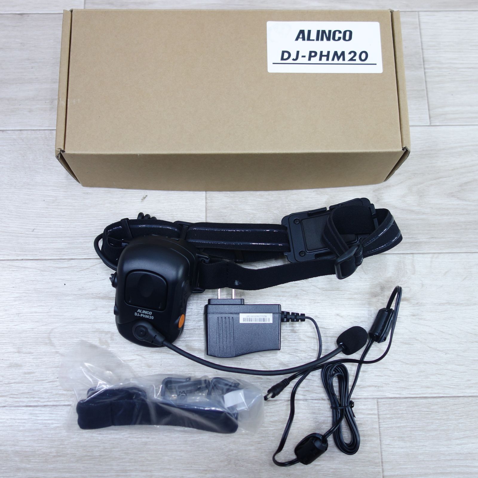 送料無料 キレイ◆アルインコ ヘルメット 作業帽 用 ヘッドセット 型 トランシーバー DJ-PHM20 ALINCO 業用特小 ◆