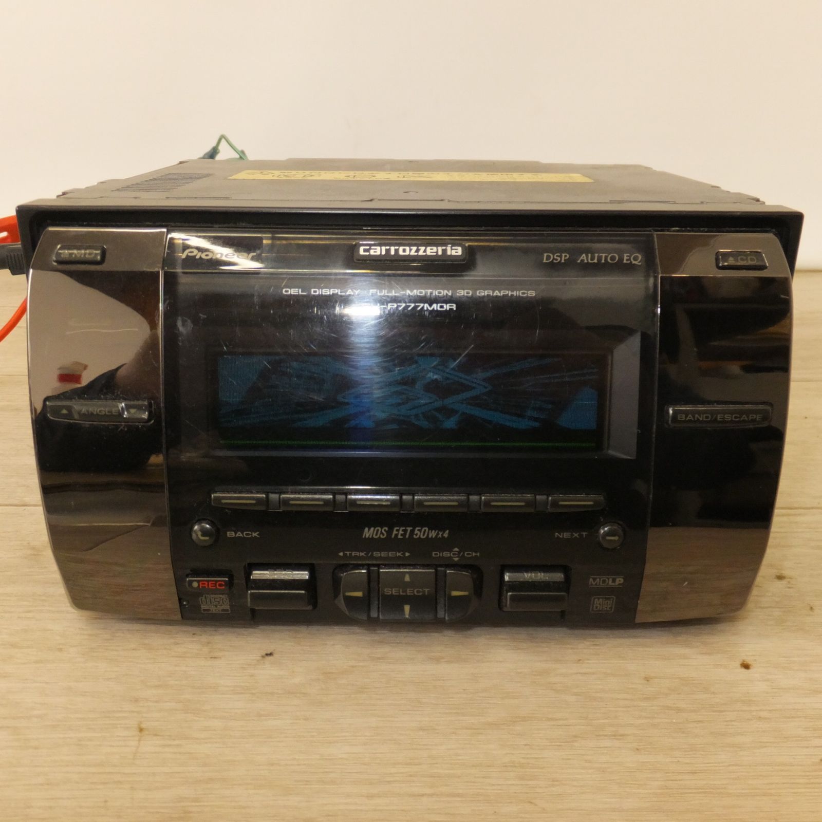 送料無料 現状品 カロッツェリア carrozzeria MDレコーダブル CDチューナー DSPメインユニット FH-P777MDR 43