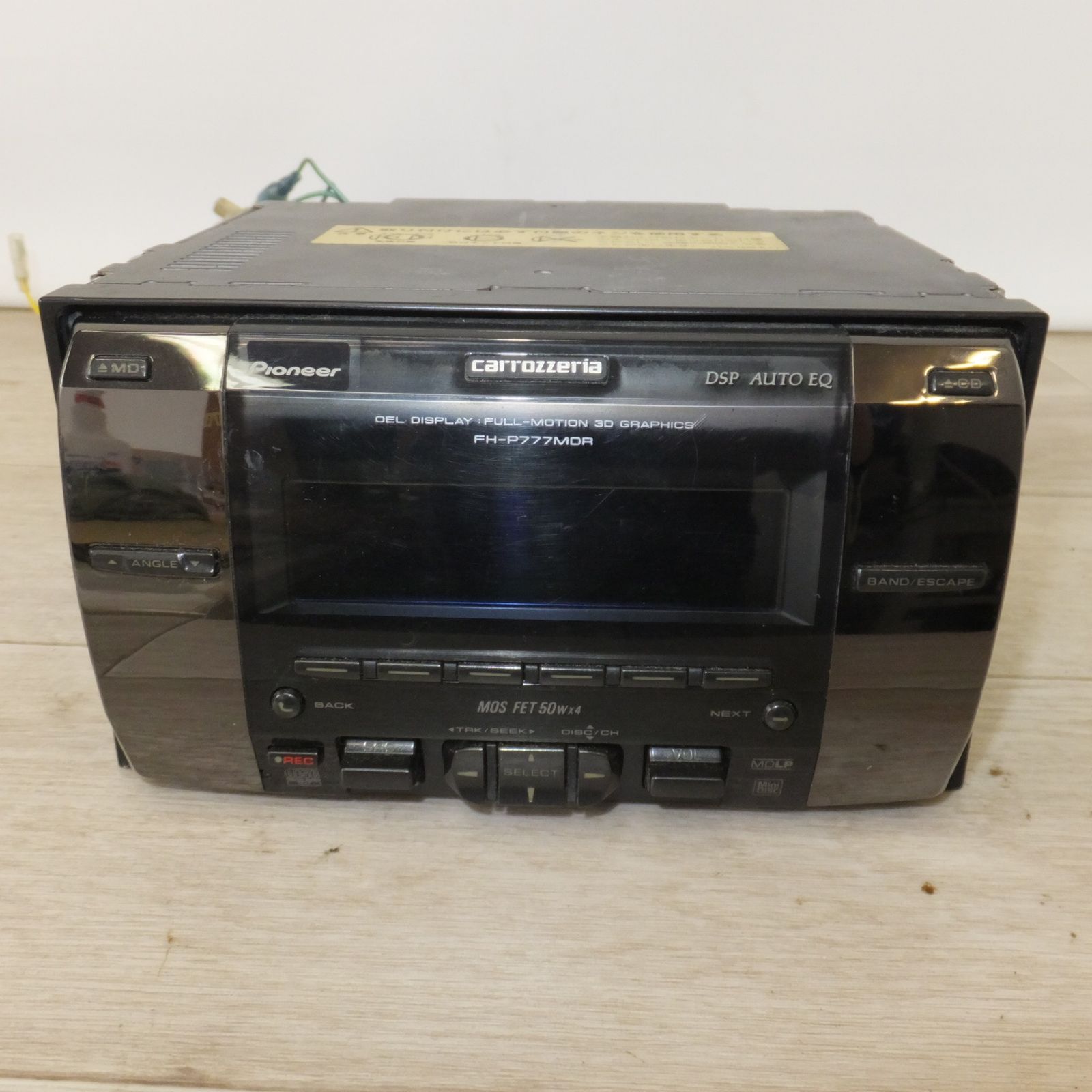 現状品 カロッツェリア carrozzeria MDレコーダブル CDチューナー DSPメインユニット FH-P777MDR 43