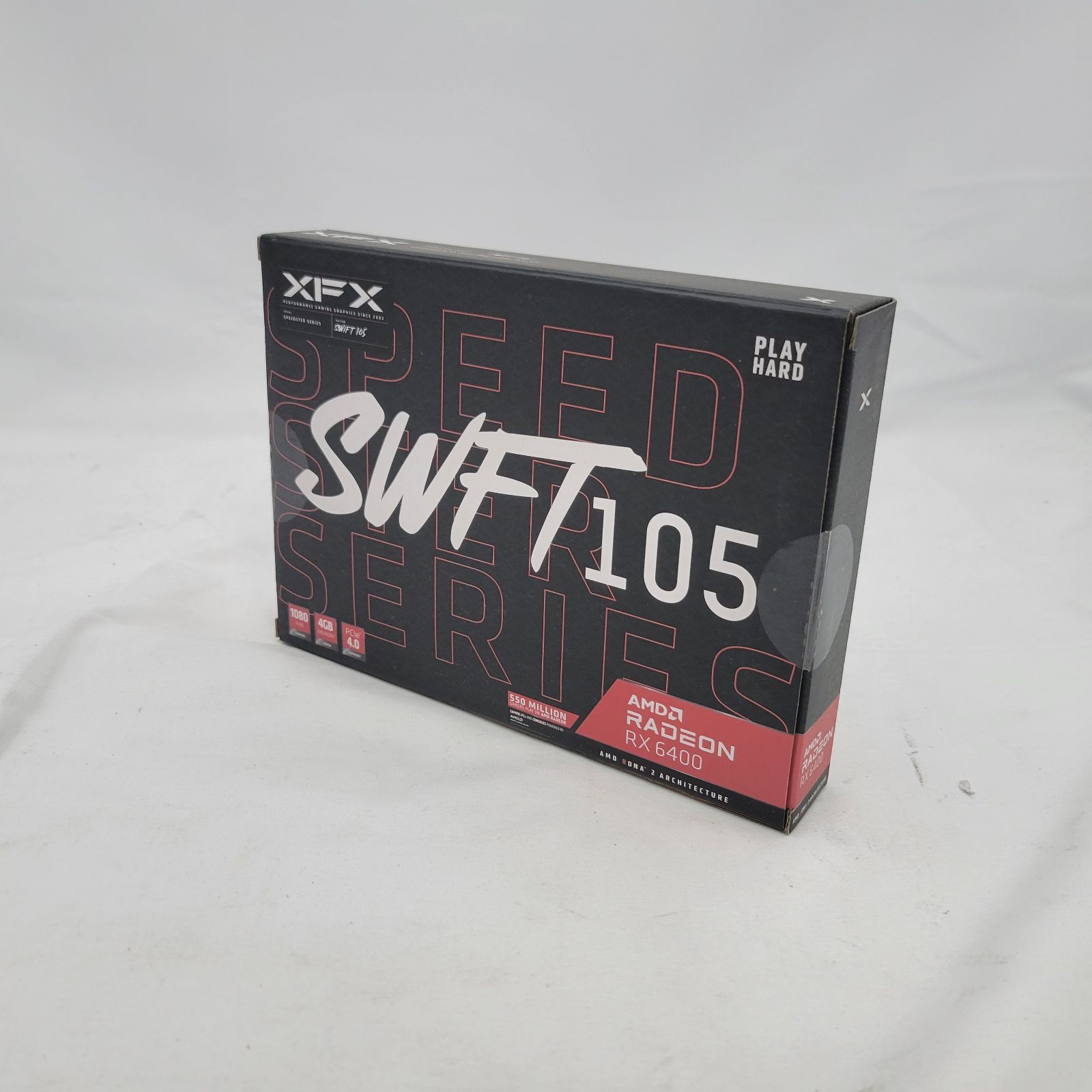 動作 済み XFX 箱＆付属品あり SPEEDSTER SWFT105 RADEON RX 6400 4GB GDDR6 HDMI DP グラボ RX-64XL4S RM614