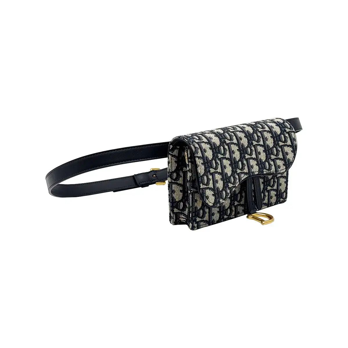 クリスチャンディオール Dior オブリーク サドル ベルト ポーチバッグ