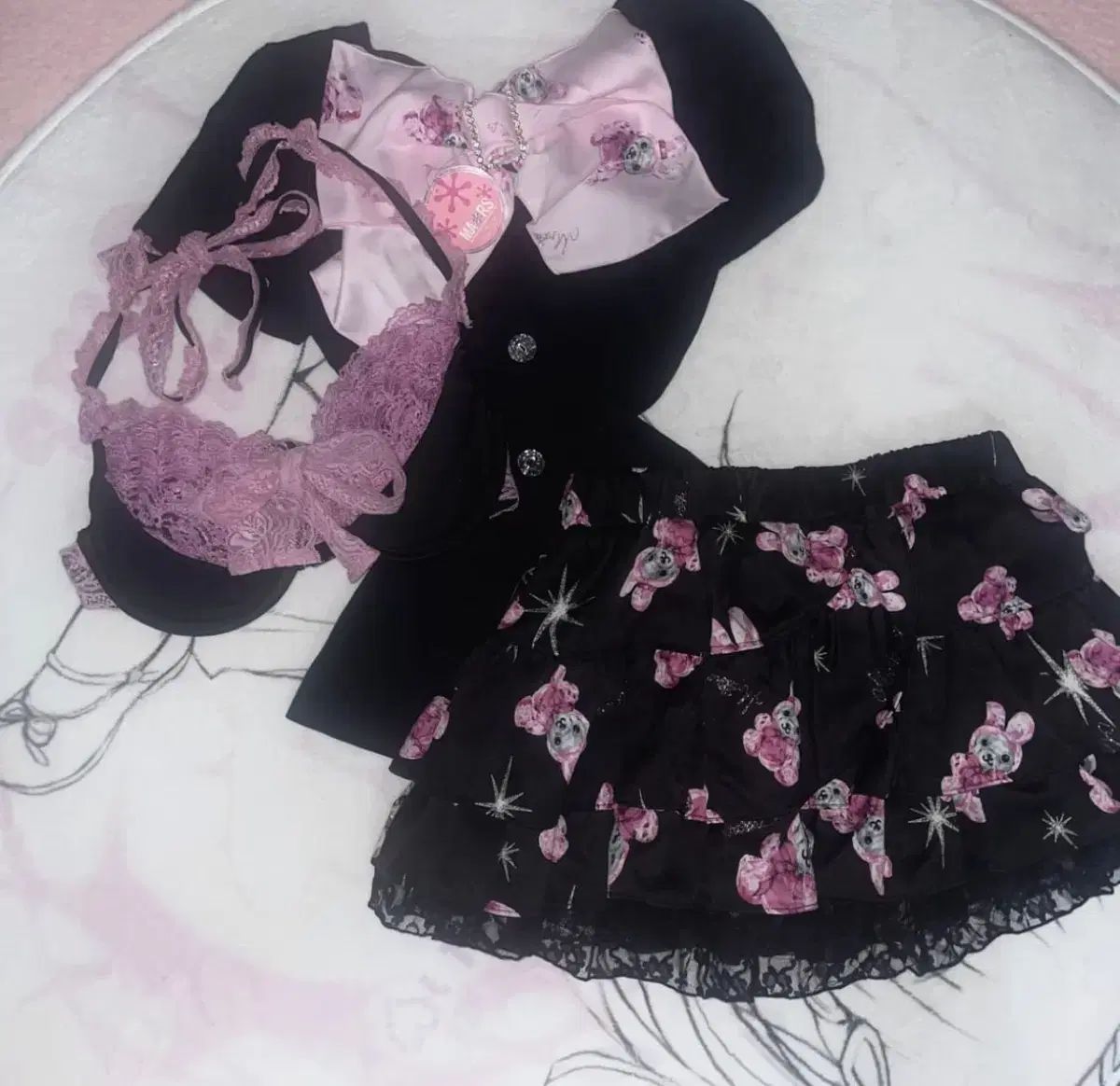 マズ mars ma rs スカート ブラトップ セット