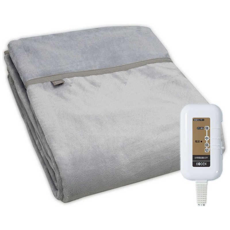 ♥ 未開梱 広電 フランネルかけしき毛布 弱酸性|保湿|消臭 ブルーグレー CWB801G-HT