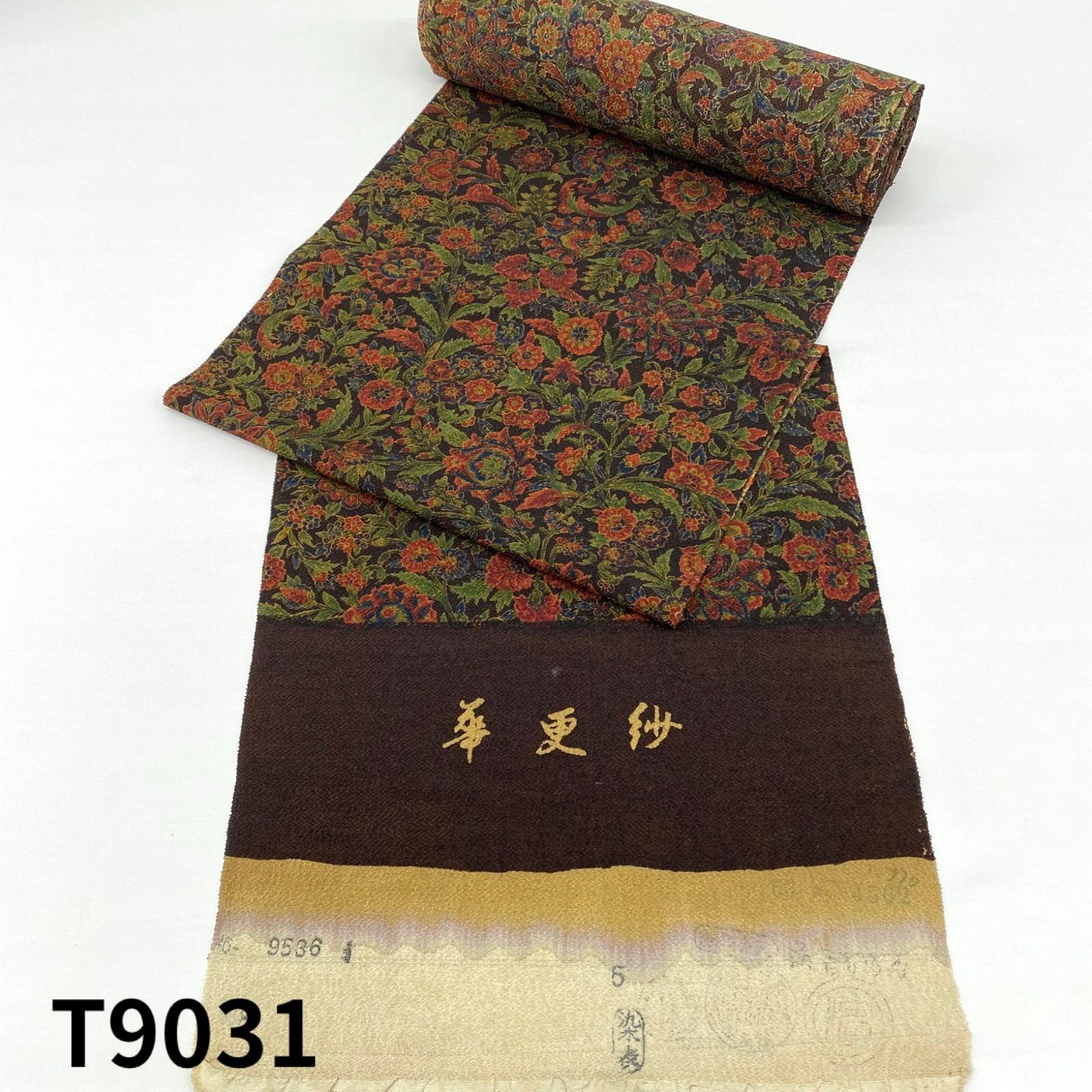 小紋 更紗 浜ちりめん 反物 正絹 T9031 - メルカリ