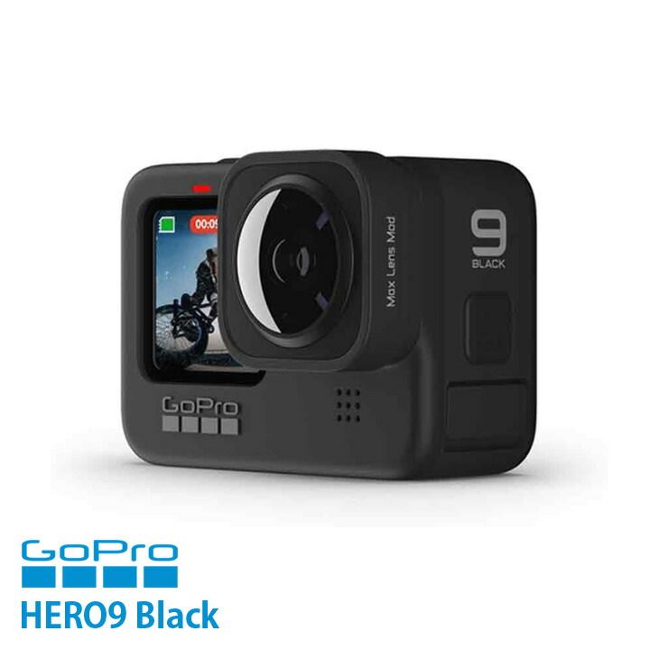 GoPro HERO9 Black CHDHX-901-FW ウェアラブルカメラ 2.27型タッチズーム 23.6MPセンサー 5Kビデオ HyperSmooth3.0 10m防水