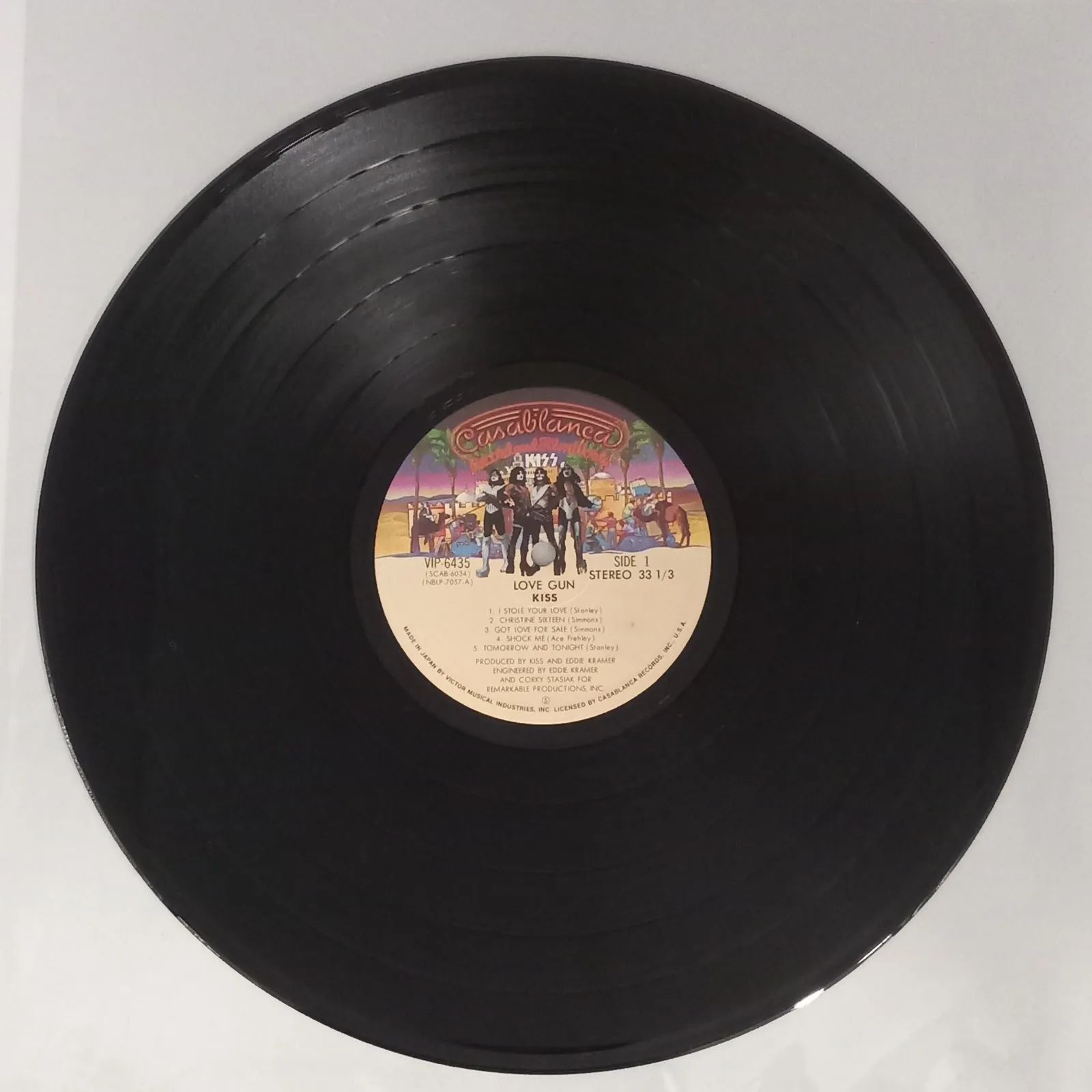 キッス（KISS） - ラヴ・ガン（Love Gun） - VIP-6435 - 国内盤 帯付LP