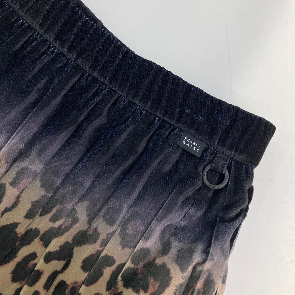 サイズ 0 PEARLY GATES パーリーゲイツ 055-2234018 プリーツスカート ひざ丈 グラデーション レオパード柄 ブラウン系 240101521291 ゴルフウェア レディース ストスト LLC-HASEGAWATOSO_COM