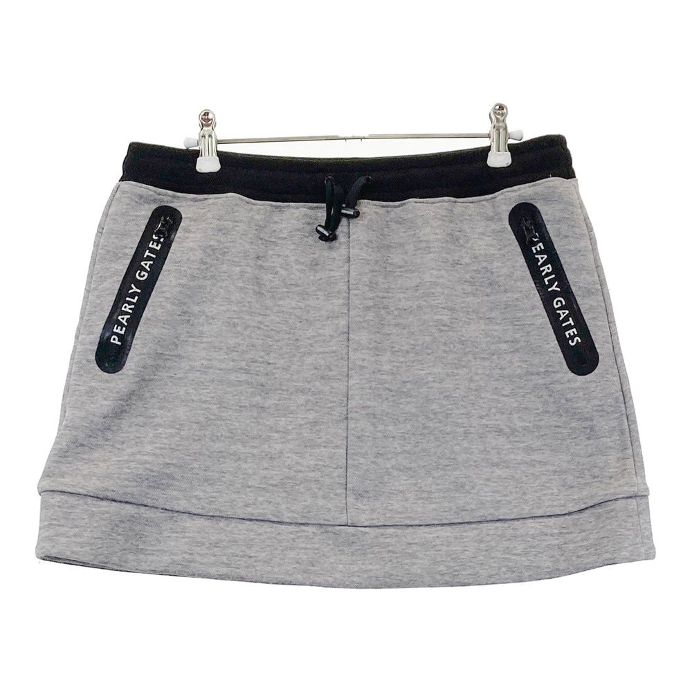 サイズ：2 PEARLY GATES パーリーゲイツ ストレッチスカート グレー系