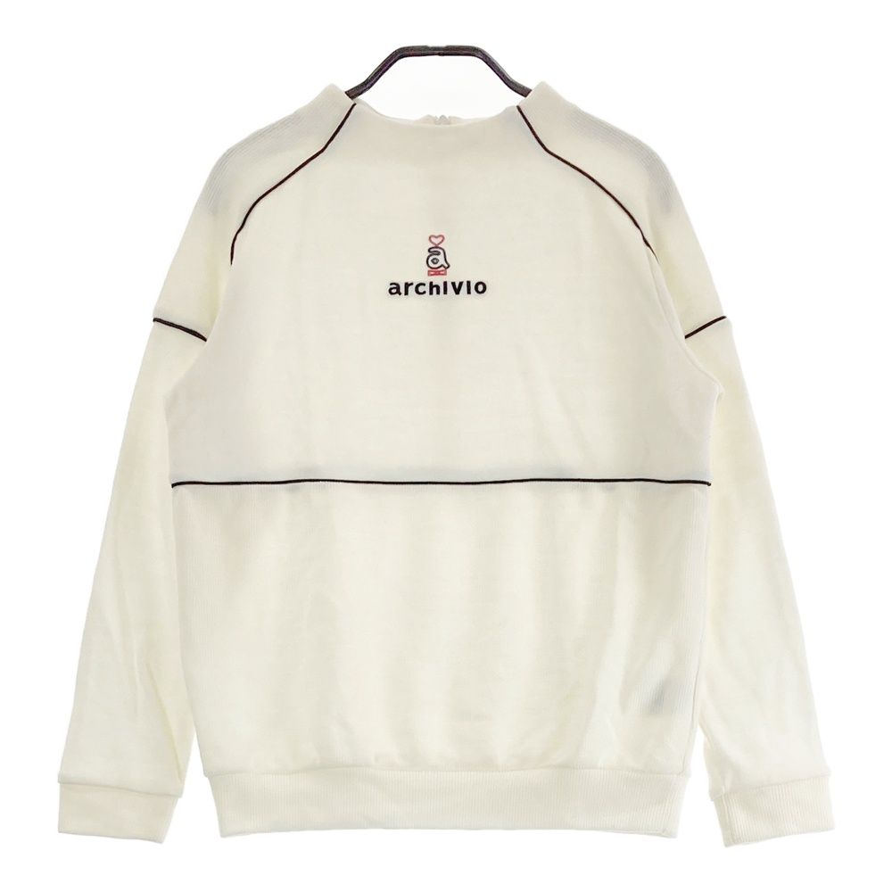 サイズ 38 ARCHIVIO アルチビオ 長袖 ニットセーター ホワイト系 240101544992 ゴルフウェア レディース ストスト