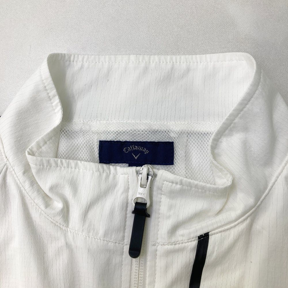 サイズ：L CALLAWAY キャロウェイ ジップジャケット ホワイト系