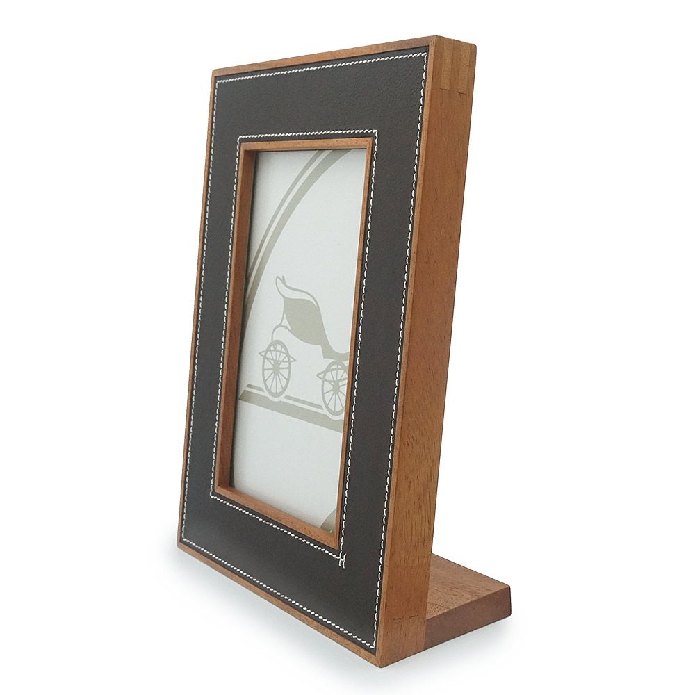 エルメス フォトフレーム 木製 写真立て エルメス ウッド フォト