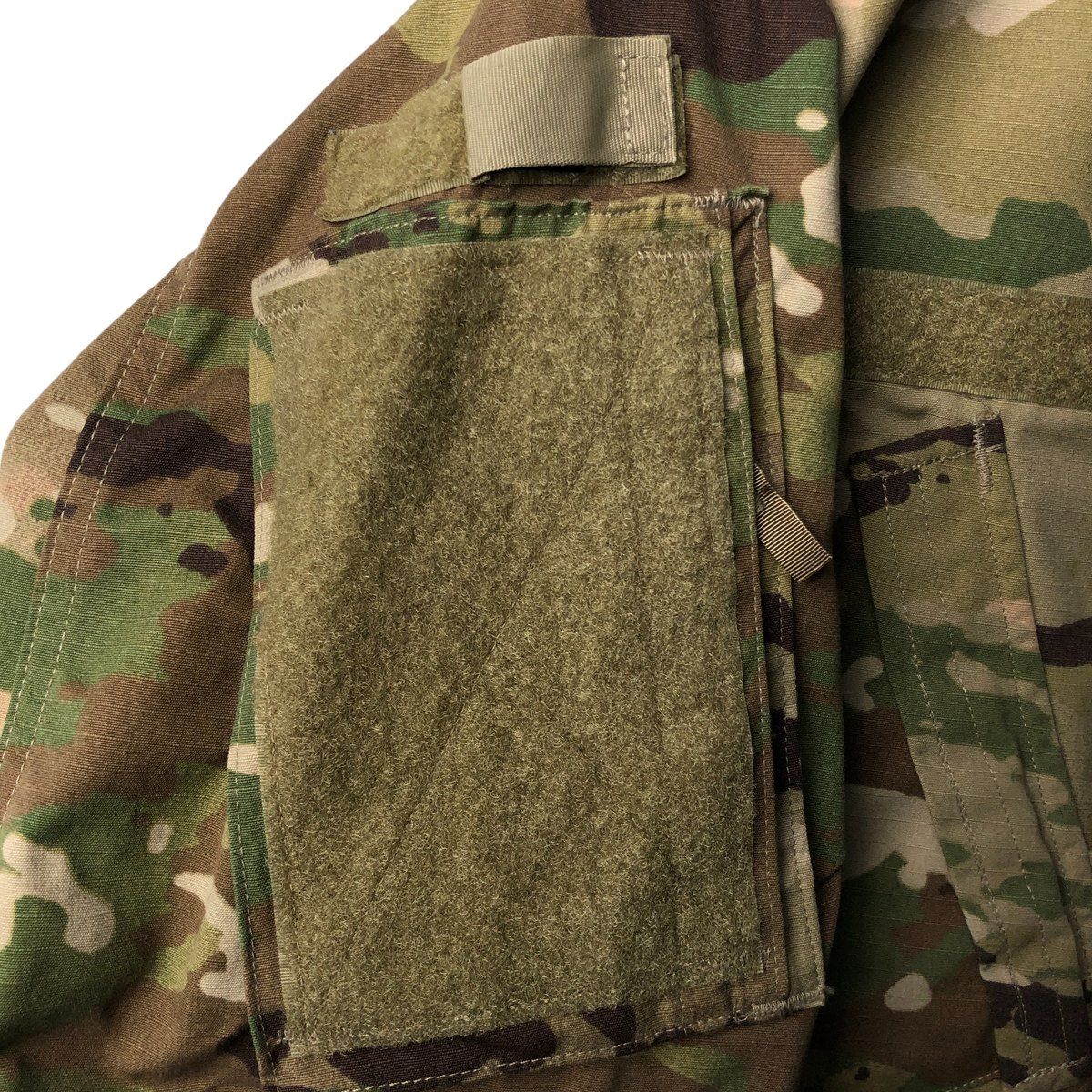 古着 米軍実品 迷彩柄 マルチカムカモ オープンカラー リップストップ