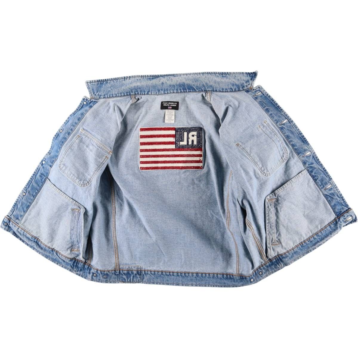 古着 00年代 ラルフローレン Ralph Lauren POLO JEANS COMPANY 星条旗