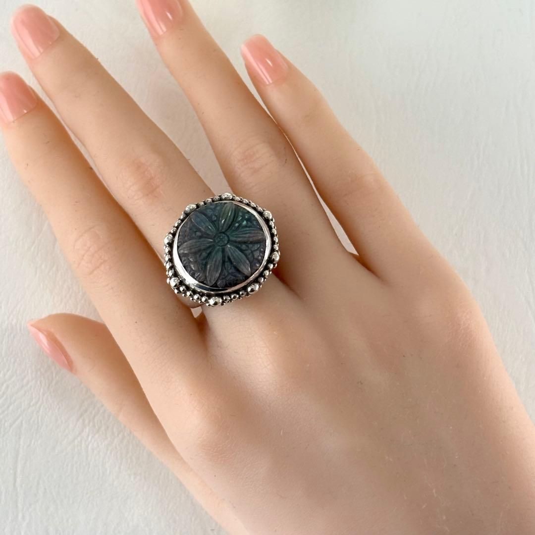 279【スティーブンデュエック】シルバー リング 約9号 - メルカリ