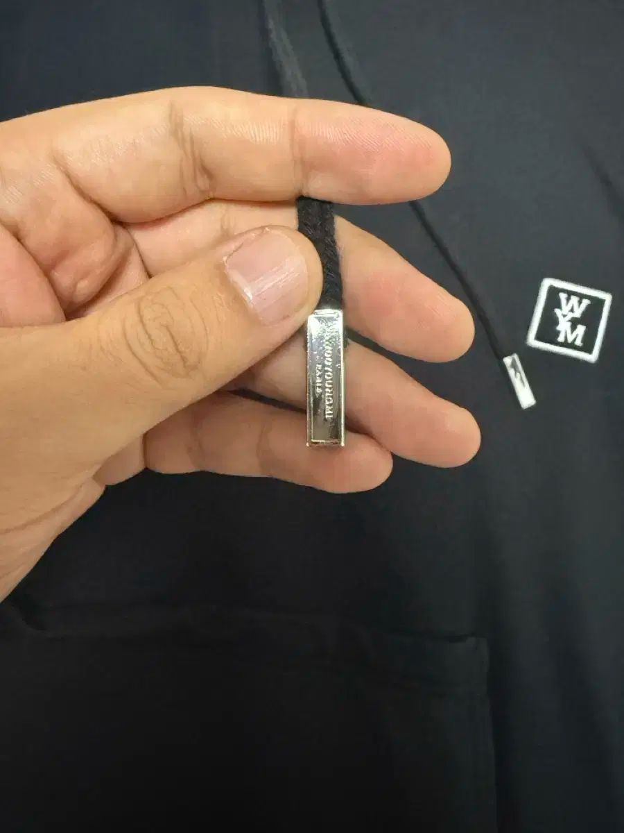 覚えて WOOYOUNGMI ウーヨンミ ブラック WHO フーディー Tシャツ サイズ 48