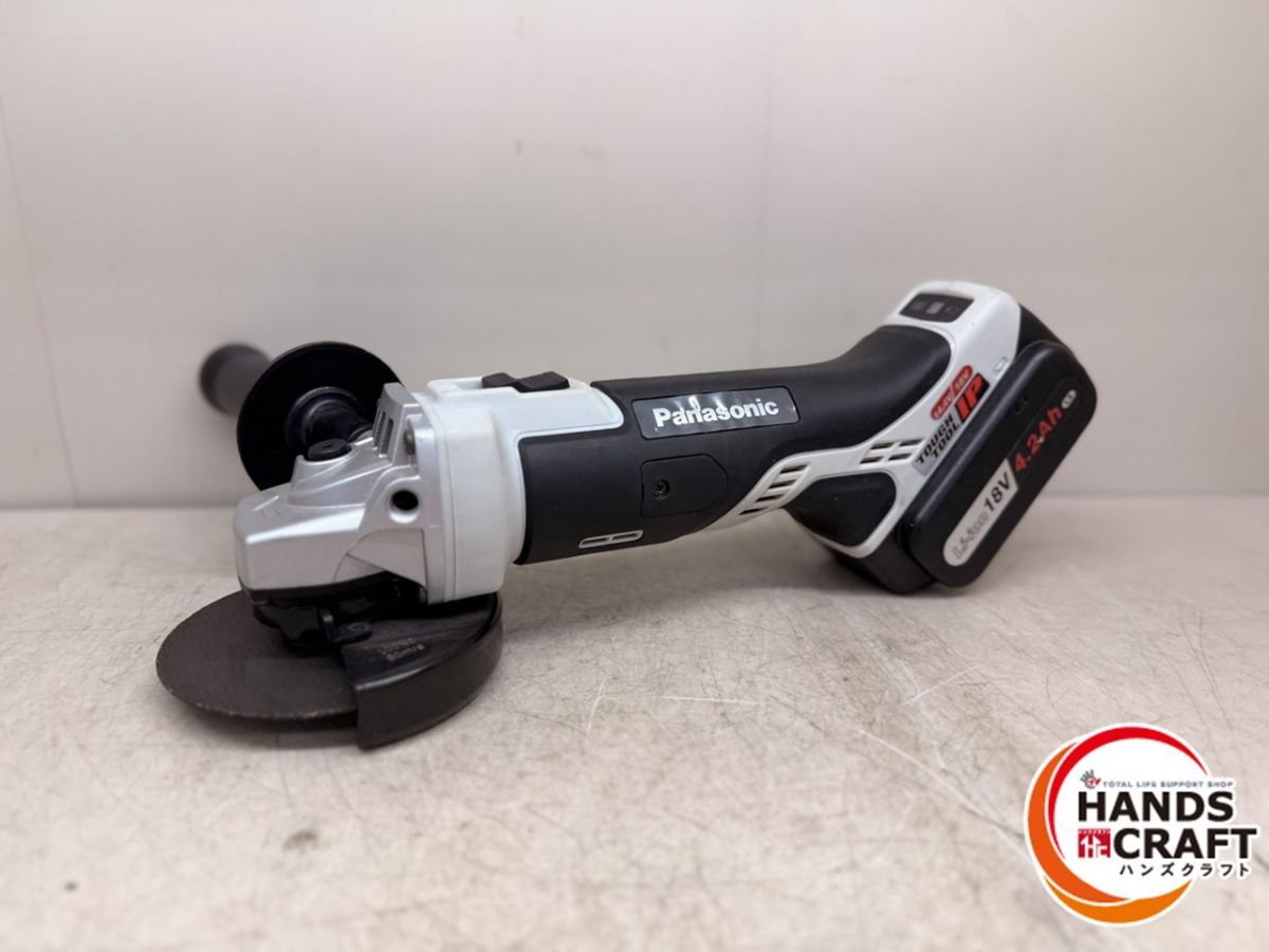 ♪ Panasonic ディスクグラインダ EZ246A1 18V4.2Ahバッテリー×1 パナソニック