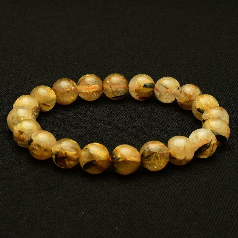 成功の光束 タイチンルチル 太陽放射ルチル ブレスレット 10mm GHB107 ルチルクォーツブレスレット 仕事運 金運 人間関係 成功を掴む 最強ルチル プレゼント 贈り物 太陽放射 水晶 30g 浄化発送 ギフト 京海堂 天然石の卸 京の蔵