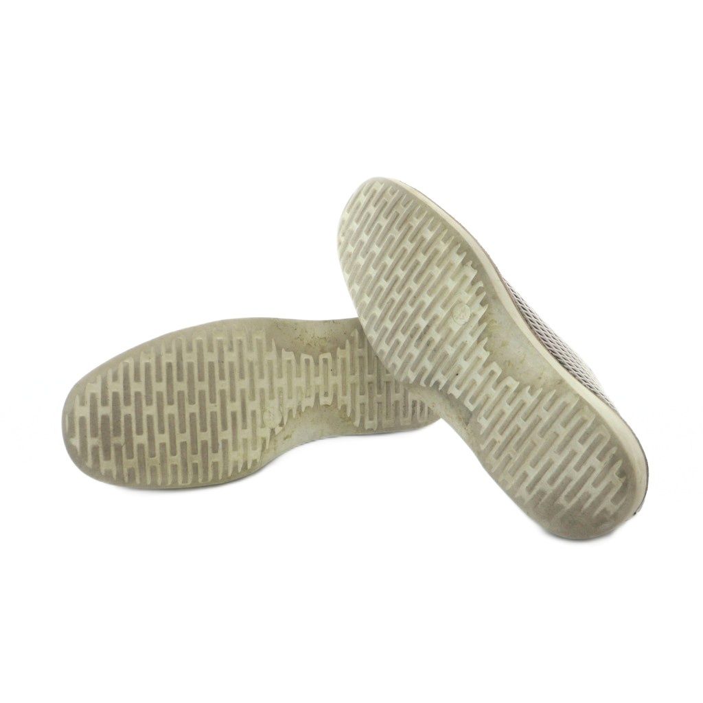  メゾンマルジェラ Maison Margiela スリッポン フラット スクエアトゥ ロゴ レザー メッシュ 42 27 cm 白 ホワイト GY 04 MQ その他 靴