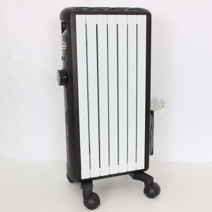 デロンギ マルチダイナミックヒーター MDHS09-BK ピュアホワイト マットブラック ゼロ風暖房 6～8畳用 DeLonghi 本体