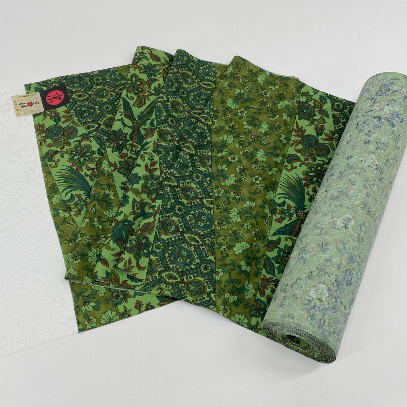 小紋 京友禅 紋意匠 正絹 反物 小紋 京友禅 更紗 紋意匠 鳥 反物 正絹 T9032 - メルカリ