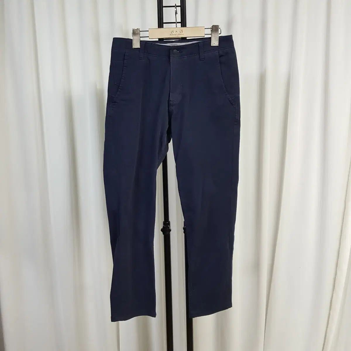 DOCKERS メンズ コットン チノパンツ ネイビー 30インチ