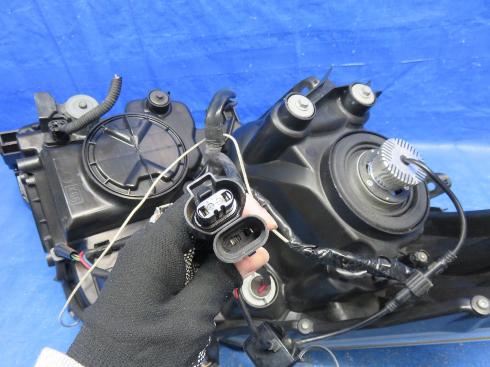 LA7313* 点灯OK アルファード GGH20W|前期 AFS付 ヘッドライト HIDヘッドランプ|ICHIKOH 58-22 刻印2 |LEDバルブ付 GGH25W ANH25W FFCRYSTALESIA_COM