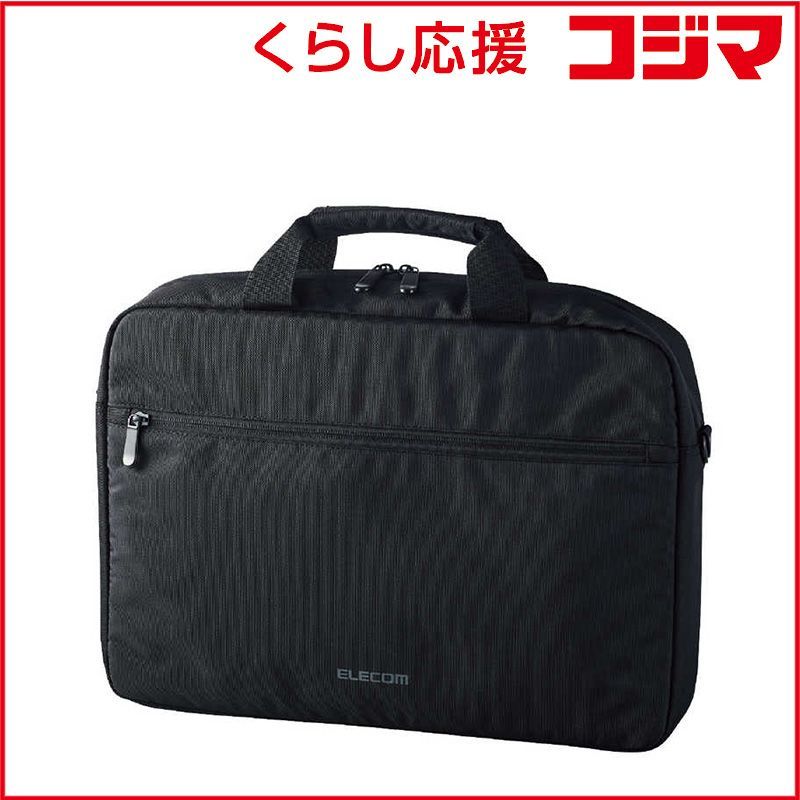 【 新品 未開封 】   エレコム ノートパソコン対応 ~15.6インチ ビジネスキャリングバッグ 軽量タイプ キャリーオン対応 ブラック BM-BSLTBK 未使用 送料無料