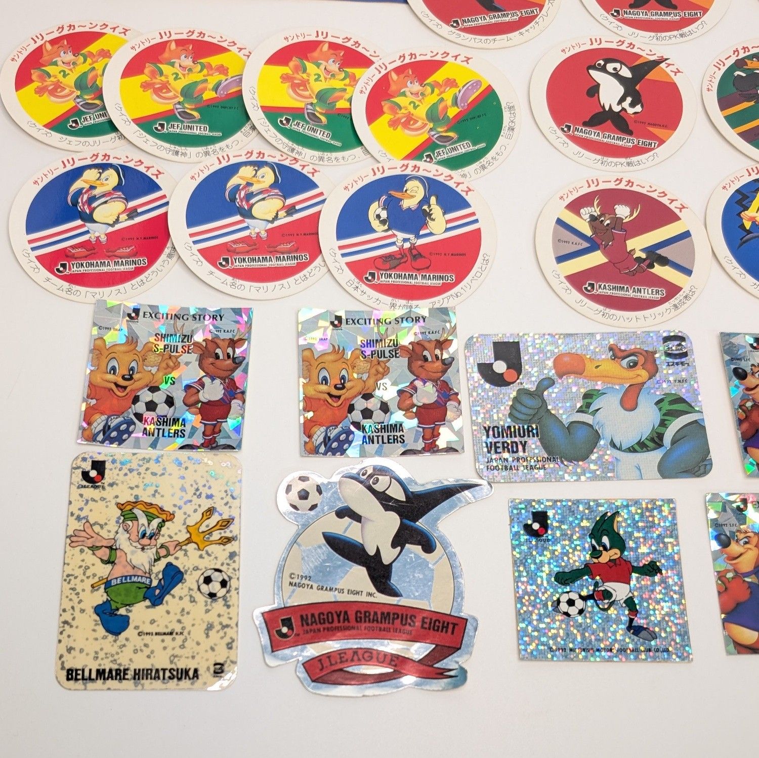 Jリーグ アイスシール ステッカー 等 まとめ売り 現状品 レトロ