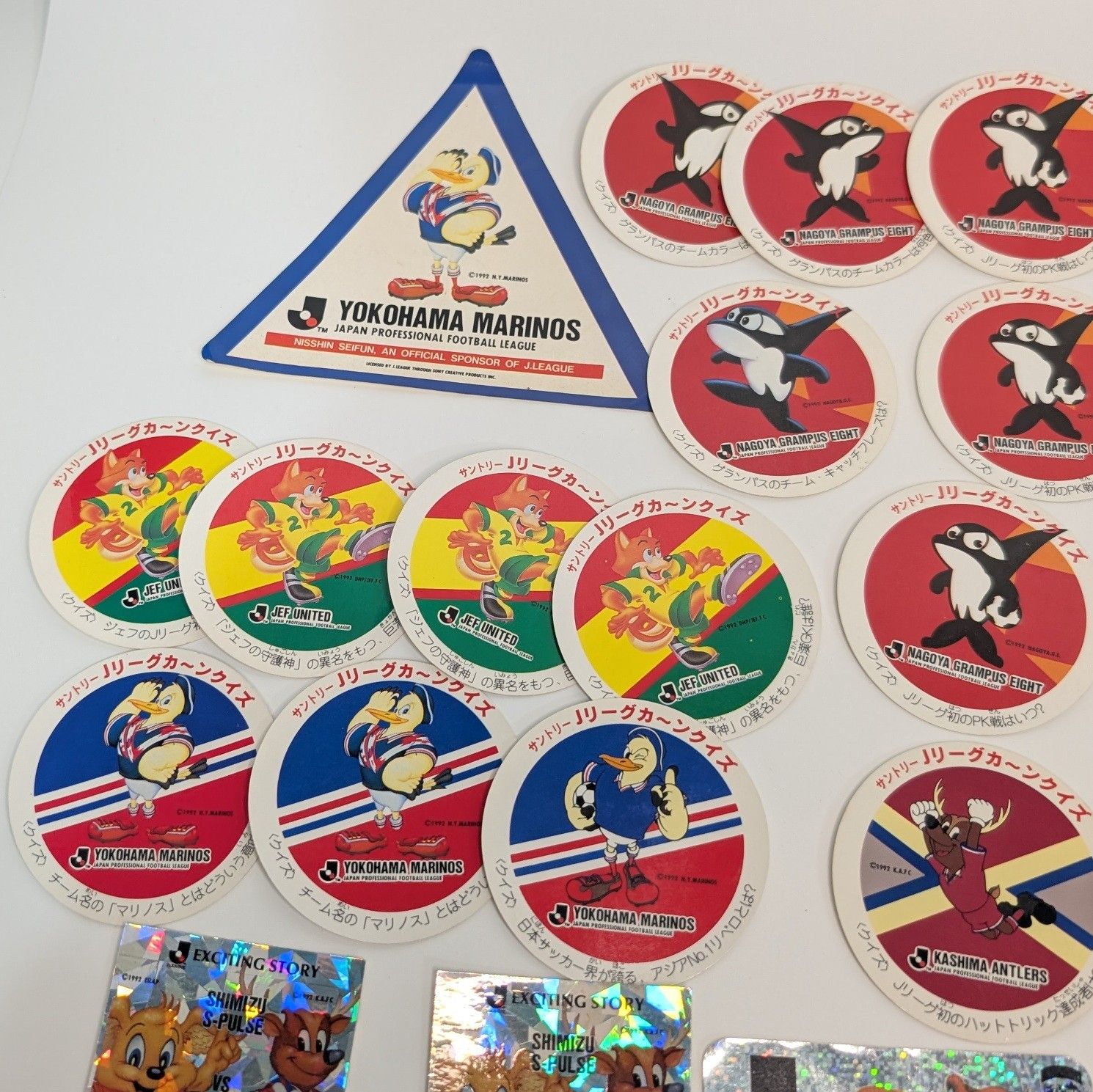 Jリーグ アイスシール ステッカー 等 まとめ売り 現状品 レトロ