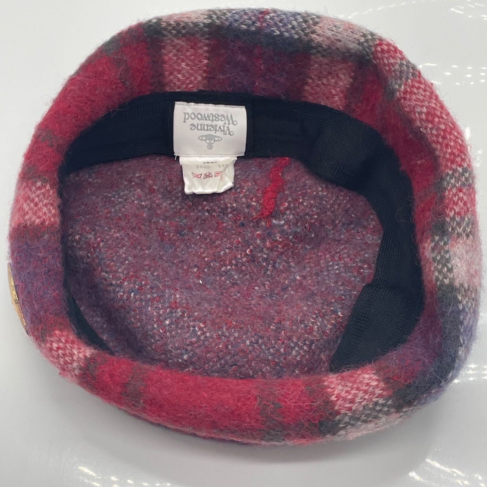 ベレー帽 チェック