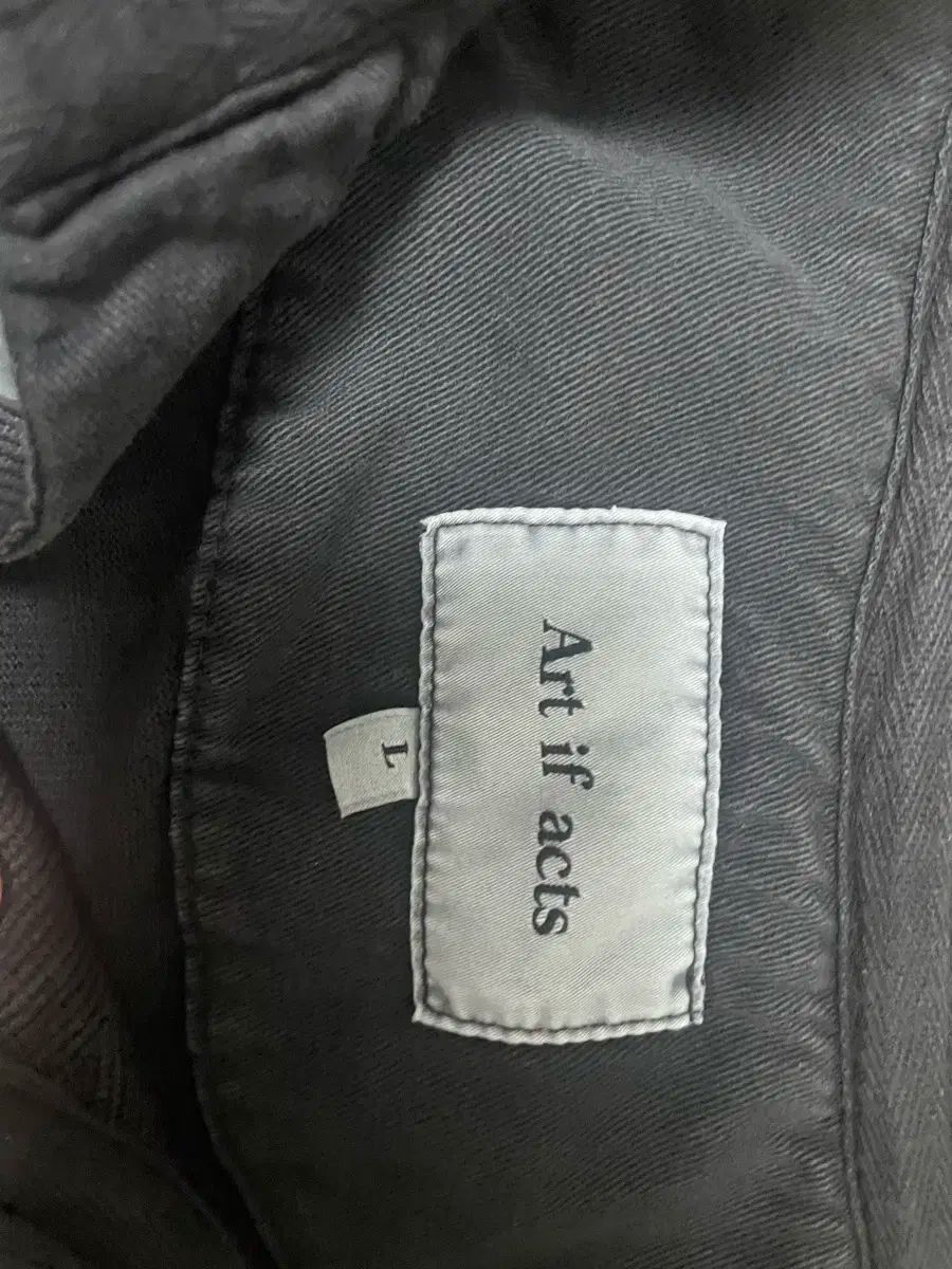 ART IF ACTS ガーメント ダイド ラグビーシャツ チャコール L