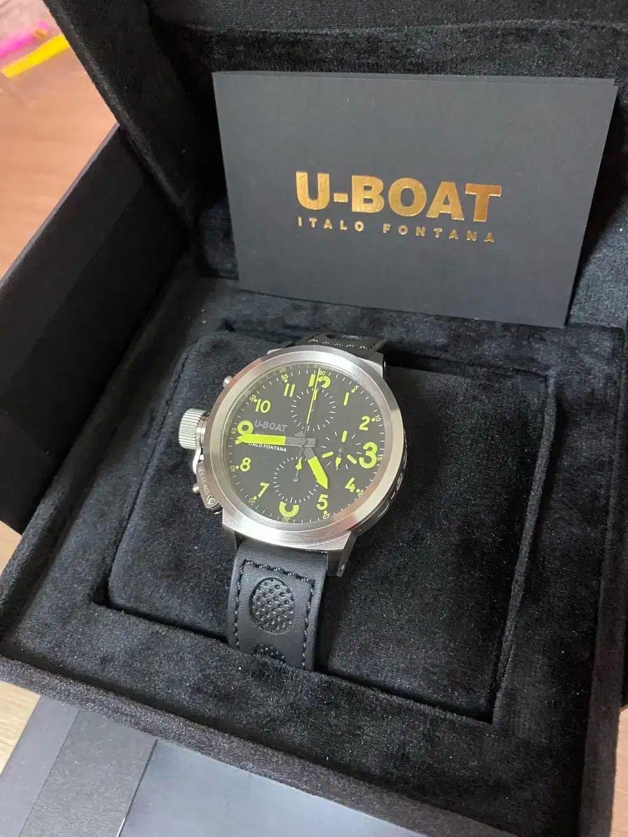 Uボート フライバック 43 mm 時計