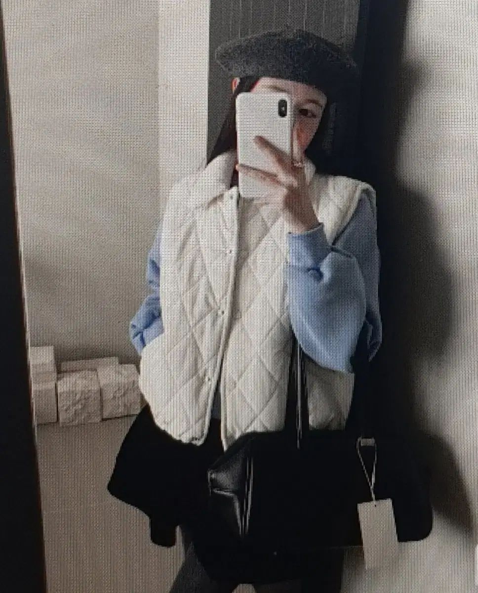 海外配送 キルティング ダウン ベスト