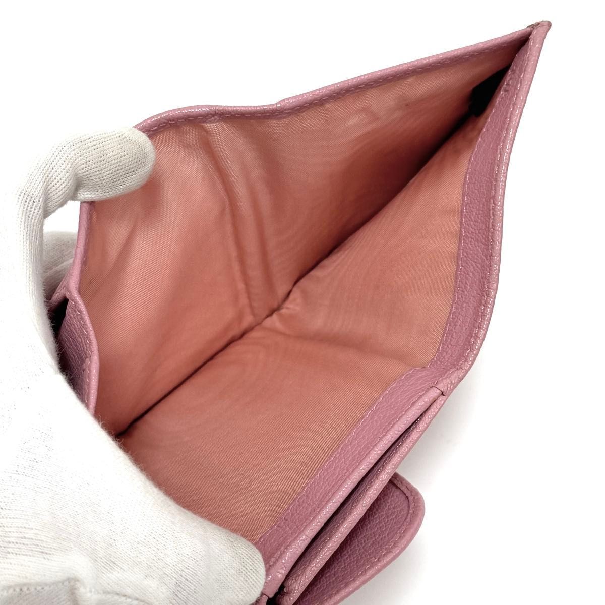 ミュウミュウ 三つ折り財布