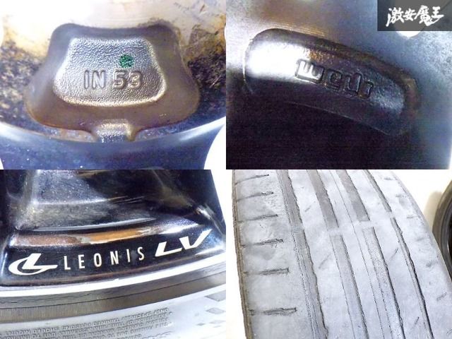 ○Weds LEONIS レオニス LV 18インチ 7J +53 PCD114.3 5H 5穴