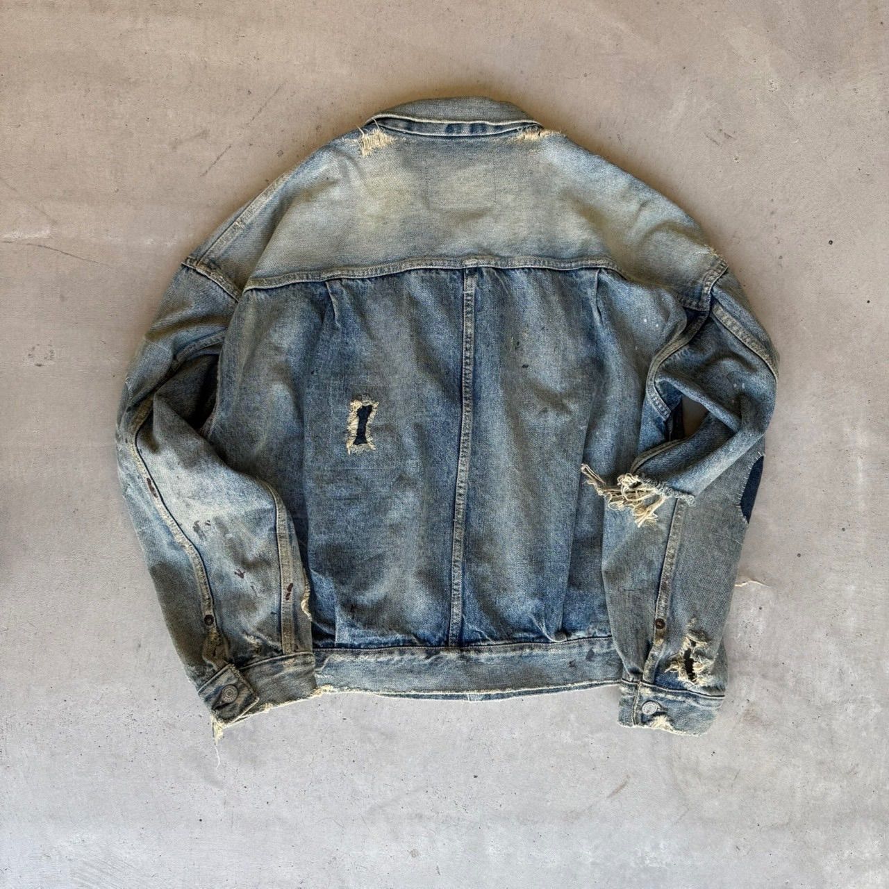 SAINT MICHAEL×Berberjin 23AW BJ DENIM JKT DAMAGE ダブルネーム