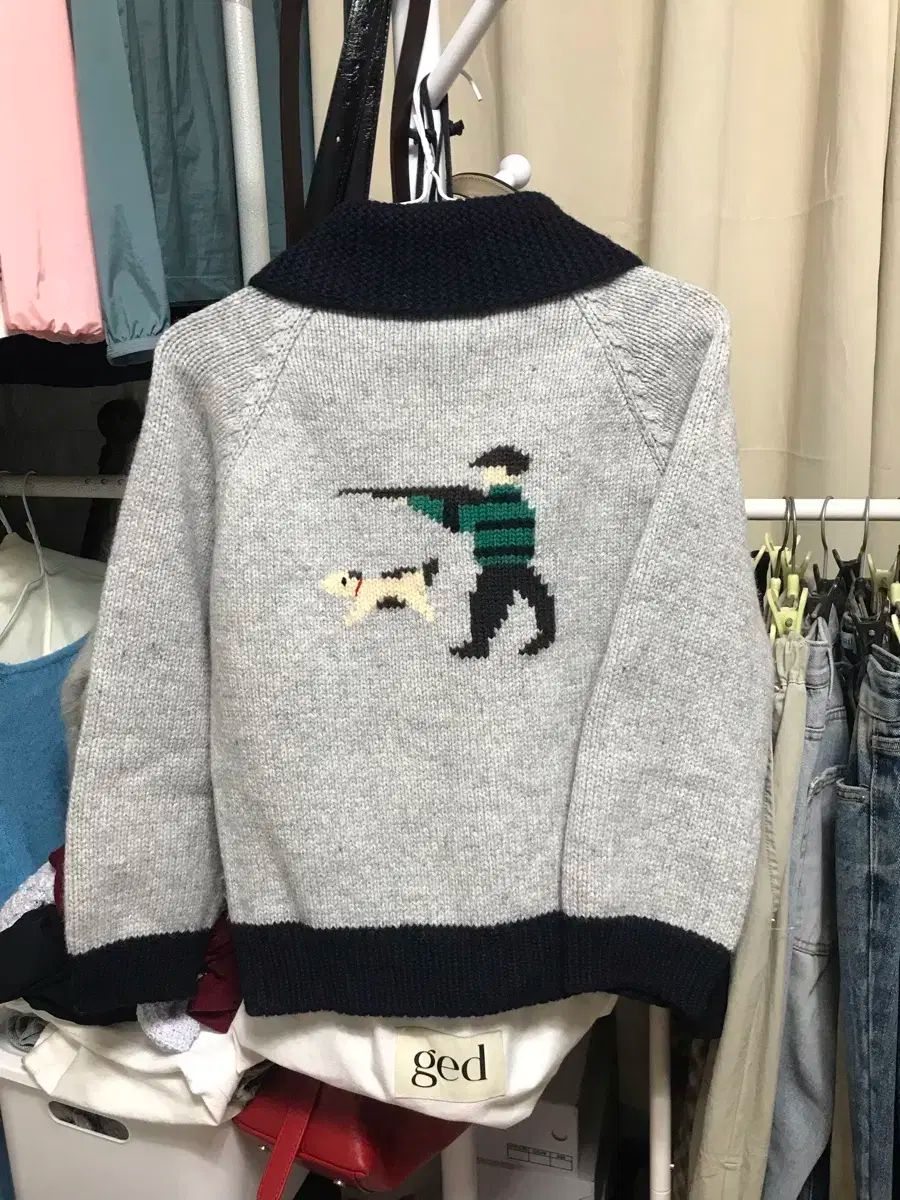  リボン빛 ハンター ジップアップニットカーディガン 長袖 カーディガン ボレロ アンサンブル