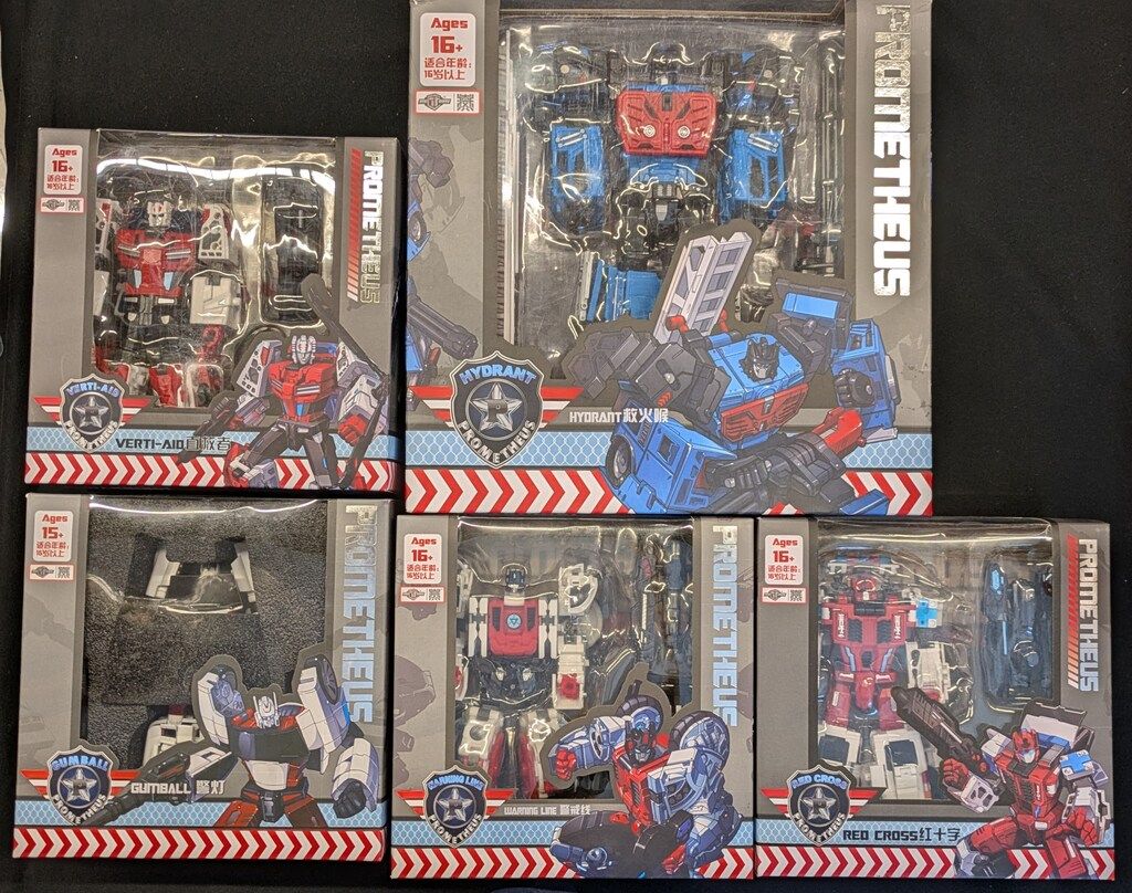 ET TFC TOYS TF プロメテウス プロメテウス 全5種合体セット TF