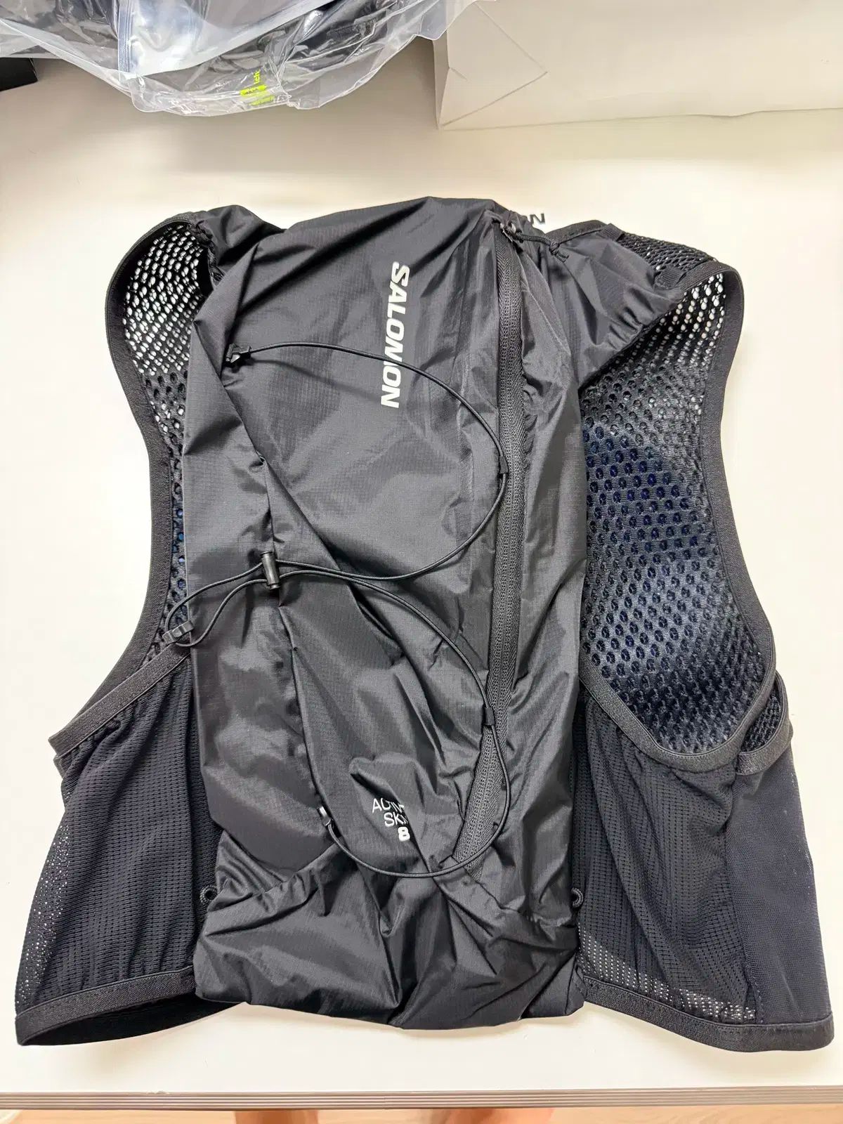 SALOMON サロモン アクティブ スキン 8 セット ブラック メタル M