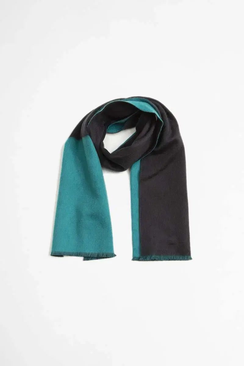 ベグアンドコ ALFORD カシミア スカーフ マフラー GRANITE TEAL